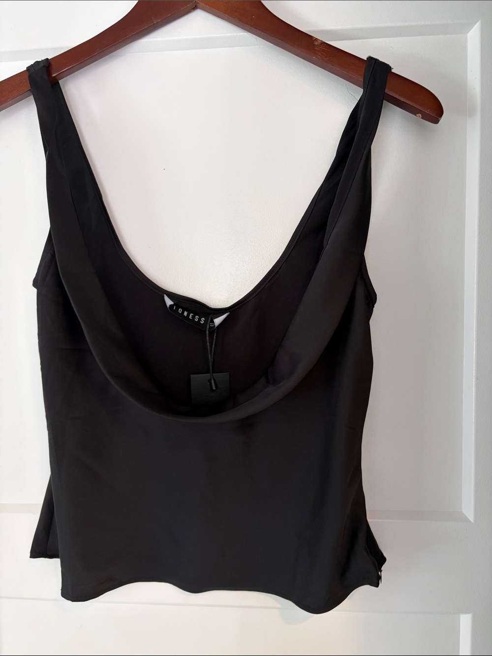 Lioness Black Cowl Neck Camisole size 6 M